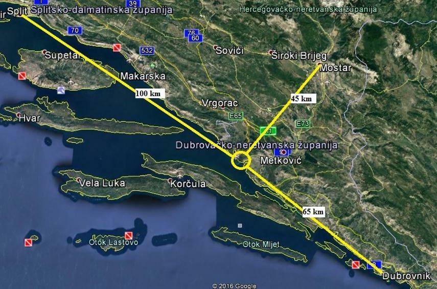 Apartment Neretva Dream Komin  Kültér fotó